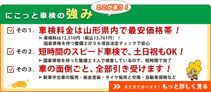 にこっと車検の強み