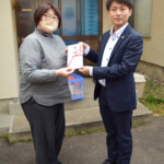 チャリティーで集まったお金も寄付させていただきました。